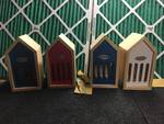 LOT OF 4 BUTTERFLY HOUSE