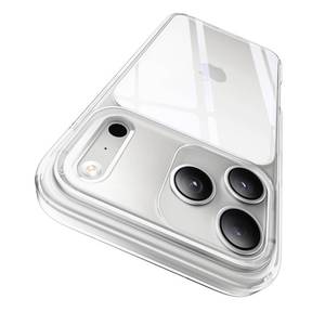 lot 45646 image: iPhone 17 Pro Case Smooth Crystal Clear, Patented Anti-Yellow & Virgin TPU, 15FT Military Protection, Slim Transparent Women Men Funda para for iPhone 17 Pro Phone Case 6.3, Clear - Retail $13