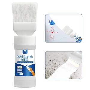 lot 45649 image: White Interior Wall Paint 6.35 oz - Small Drywall Repair Paint, Drywall Primer, for Covering Graffiti & Stains on Walls - Retail $10