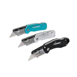 lot 16633 image: 3pk Lock Back Utility Knife Set