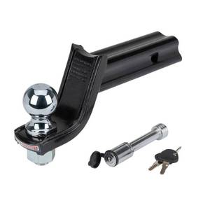 lot 16705 image: TowSmart Ball Hitch Towing X Mount Security Starter Kit  Class III  2in Ball  58in Locking Pin  3.25in Drop  2in Rise  709  5000lb  1 Each - Retail $50