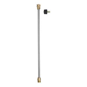 lot 16734 image: 36 in. Pressure Washer Wand with 14 in. Quick-Connect Coupler for Most Pressure Washers up to 4500 PSI - Retail $43