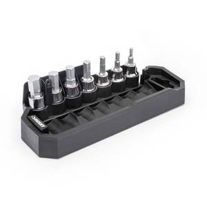 lot 16775 image: BITE 38 in. Drive Metric Bit Socket Set (7-Piece) - Retail $25