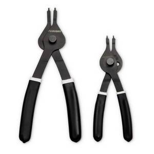 lot 16789 image: 6 in. and 8 in. Snap Ring Pliers with Cushion Grip (2-Pack) - Retail $20