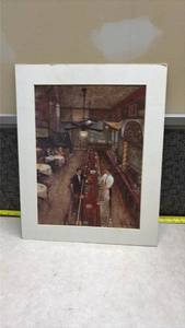 1960s Restaurant Scene Print by Robert Lebron