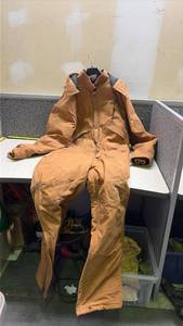 lot 1346 image: Cabelas Duck Canvas Insulated Coveralls - Size LTall