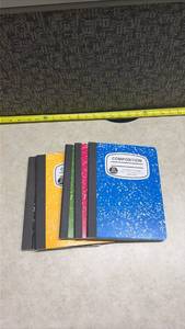 lot 1359 image: 5 Multi-Color Composition Notebooks Set