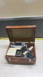 lot 1361 image: Polaroid 210 Camera Kit with Case and Accessories (SS)