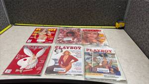 lot 1393 image: 6 Playboy Magazine - 1970s or 1980s Issues