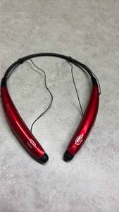 lot 1395 image: LG Tone Pro Wireless Bluetooth Neckband Headphones Red (SS)