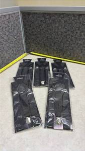 lot 1407 image: 5 Black Mens Suspenders with Metal Clips