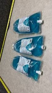 lot 1412 image: 3 Clario UltraBlue Antibacterial Foaming Skin Cleanser Refill Pouches