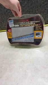 lot 1429 image: Portable DVD Player Rechargeable Battery Pack with Universal Charger