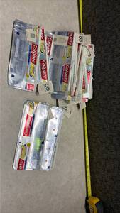 lot 1458 image: Colgate Total Toothpaste Pencil Pouch Collection