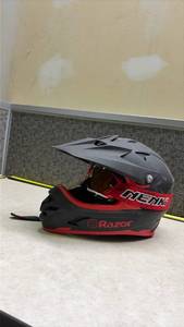 lot 1462 image: Razor Motocross Dirt Bike Helmet with Visor