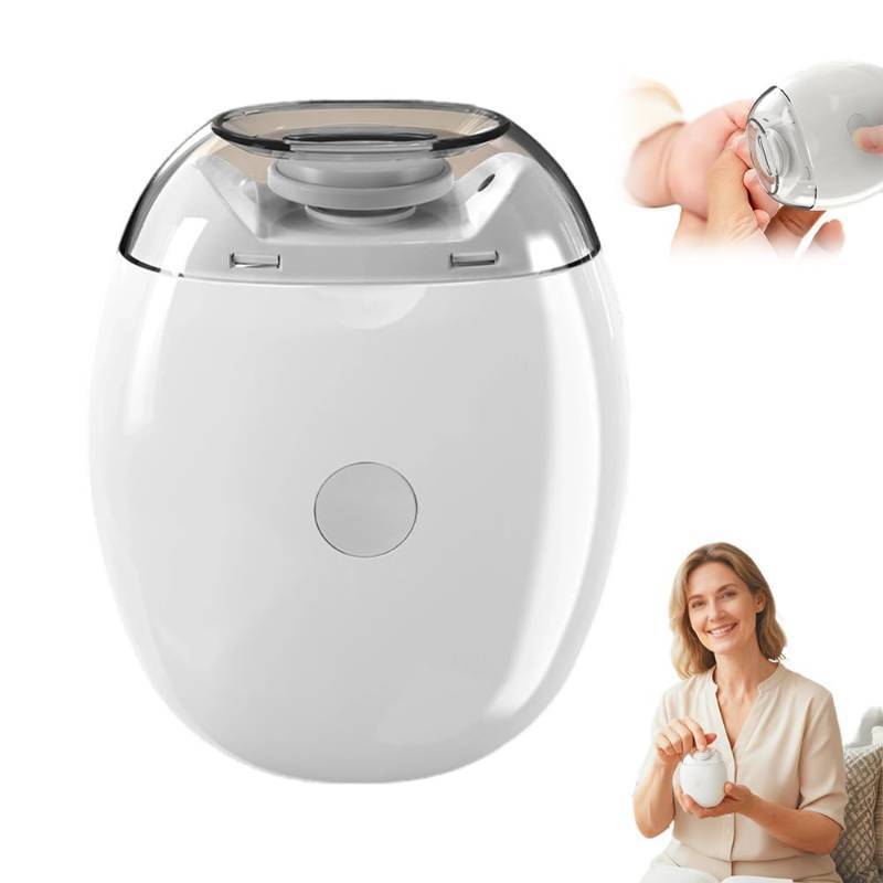 lot 33288 image: Universal Automatic Fingernail Grinder,Portable Electric Nail Clipper with LED Light and 3 Speeds,360° Silent Auto Fingernail Cutter and Polishing Trimmer,Grooming Home - Retail $10