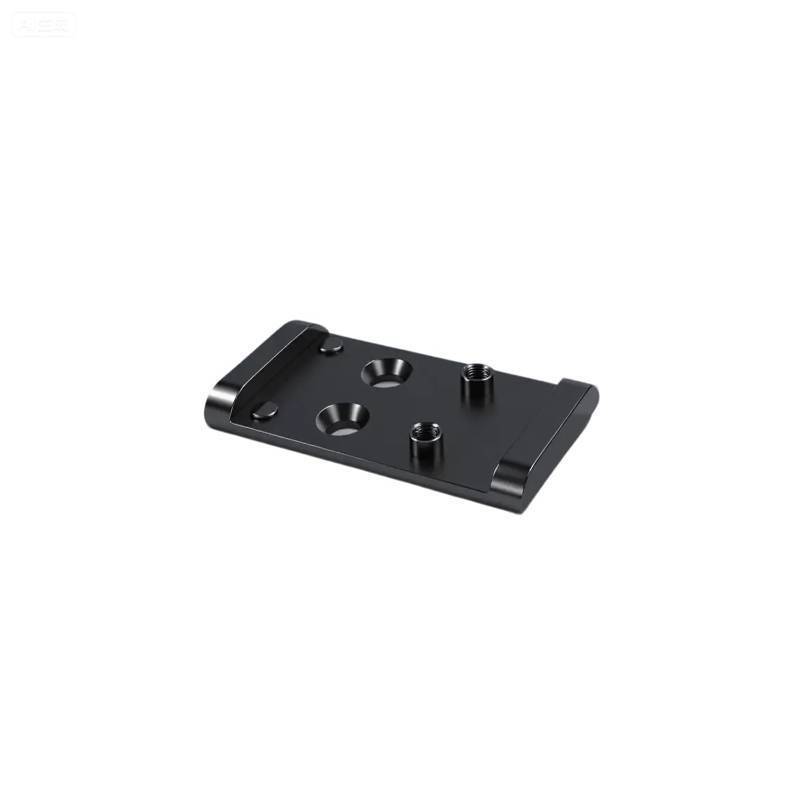 lot 41362 image: Aosruty Optics Adapter Plate Mount for Glock 19 17 MOS, Fit Holosun 407K507KEPS CarryEPSRomeoZero - Retail $16