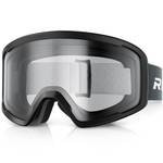 RIOROO Ski/Snowboard Goggles for Men Women, OTG Snow Goggles Anti Fog 100% UV Protection Snowboarding Goggles - Retail: $30