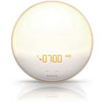 Philips Wake-up Light with Colored Sunrise  Sunset Simulation and New PowerBackUp+ Feature  HF3520/60