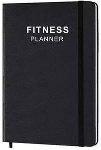 lot 31957 image: Fitness Planner Workout Planner for Woman and Man, Fitness Planner for Women & Men A5 Hardcover Workout JournalPlanner to Track Weight Loss, GYM, Bodybuilding Progress Daily Health & Wellness - Retail $9