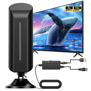 lot 50987 image: 2026 TV Antenna Indoor Antenna for Smart TV for Long Range Reception and All Smart TVs HD Digital Antenna with Amplifier Signal Booster for Local Channels Supports 4K 1080p - Retail $37