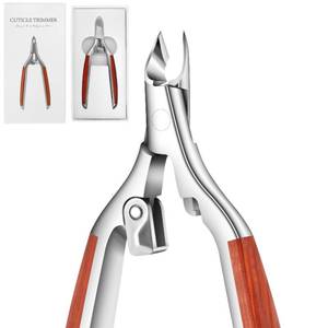 lot 58130 image: Cuticle Trimmer Extra Sharp, Upgraded 0.98 Inch Jaw Professional Cuticle Nippers Stainless Steel Cuticle Cutter Remover Nail Art Dead Skin Clipper Pedicure Manicure Nail Tool - Retail $19