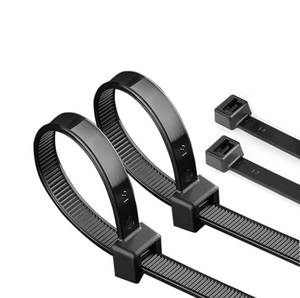 lot 58164 image: XINGKEDA 50 Pack Black Zip ties 24 Inch Heavy Duty Cable Ties 120lb Tensile Strength 0.3 Wide UV Resistant Zip Ties for Outdoor Indoor Use Electrical Wire - Retail $8