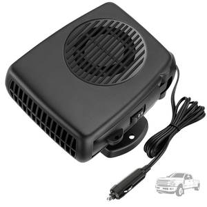 lot 58167 image: Blytra Portable Car Heater with Fast Heating and Cooling, Electronic Auto Fan Heater 12V 200W, 360° Rotatable Auto Fan for Effective Windshield Defrosting and Defogging in Vehicles, Black - Retail $13