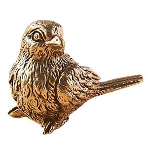 lot 58175 image: Yahu Lando Brass Small Bird,Animals Figurine Decorative,Solid Copper Decorations,Small Brass Metal Statue,Tea Pet Home Decorations, Office Tea Table Statue(Sparrow) - Retail $12