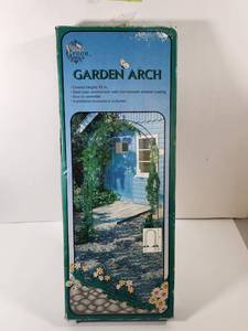 Village Green Steel Garden Arch 93 Inch Height