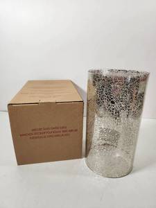 lot 157 image: Mercury Glass Candle Sleeve with Original Box