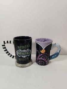 lot 235 image: Beetlejuice and Ursula Coffee Mug Set