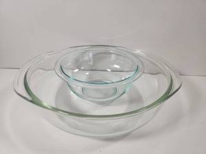 lot 245 image: Pair Of Pyrex Bowls