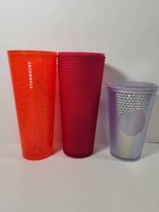 lot 265 image: Starbucks Textured Tumblers Set of 3