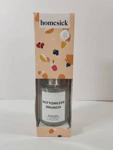 lot 280 image: Homesick Bottomless Brunch Reed Diffuser White Cranberry Toast Scent 120ml New