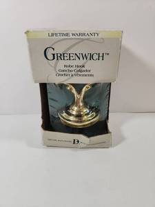 lot 288 image: Greenwich Brass Robe Hook