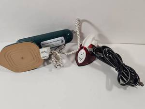 lot 291 image: Mini Travel Iron Set with Steam Function