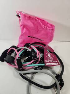 lot 302 image: RENRANRING Resistance Bands Set with Door Anchor and Training Sign