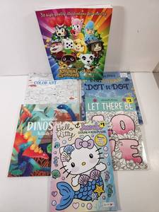 lot 339 image: Adult and Kids Coloring Books Collection Bundle