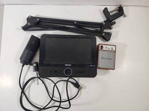 lot 348 image: Audio Recording Studio Kit with Microphone and Boom Arm