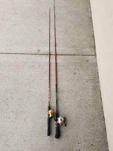 lot 367 image: Pair Of Rod And Reels