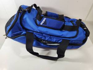 lot 372 image: Adidas Blue Sports Duffel Bag
