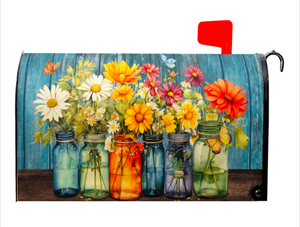 Floral Magnetic Mailbox Cover