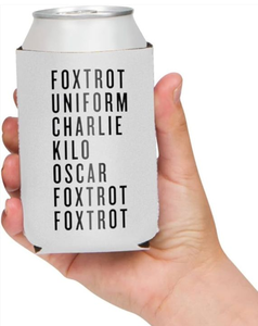 lot 2512 image: Funny Explicit Military Phonetic Alphabet Can Cooler