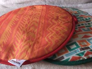 lot 2516 image: Microwaveable X-Large Fabric Tortilla Food Warmers - 2 ct