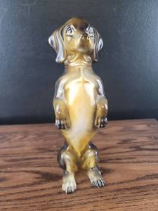 lot 4366 image: Ceramic Dachshund Dog Figurine