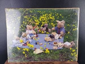 lot 4391 image: Teddy Bear Picnic Art Print