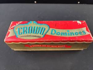 lot 4316 image: Crown Dominoes Double Six Set with Rules