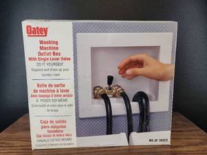 lot 4325 image: Oatey Washing Machine Outlet Box with Single Lever Valve