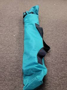 lot 4351 image: Green Folding Chair with Carry Bag